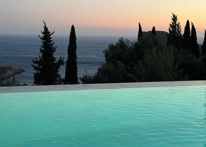 Feriehus Loulis - Pool, Meerblick, *