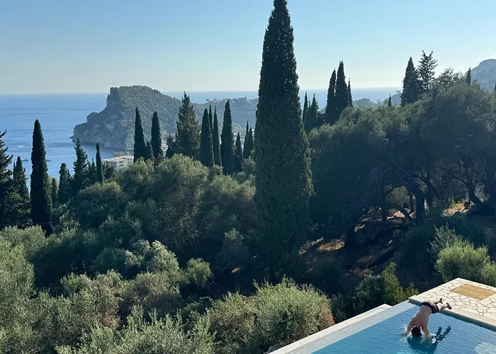 Loulis - Pool, Meerblick, Nyaraló