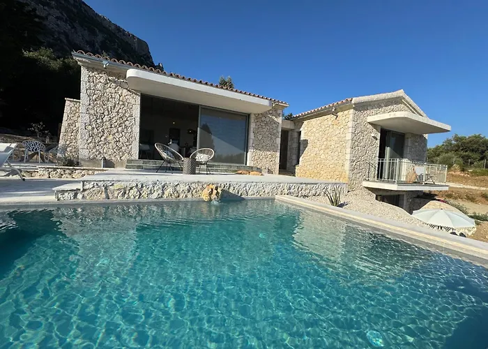 Prázdninový dům Loulis - Pool, Meerblick,